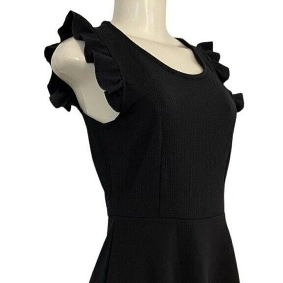 A line sleeveless ruffle dress - Picture 3 of 3